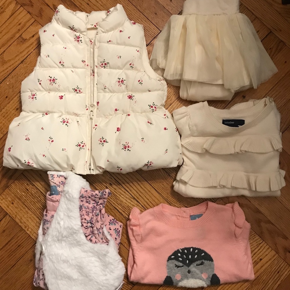 Lot Baby Gap Girls Clothes - 3-6 Months